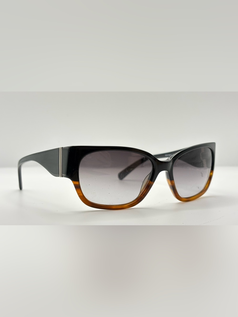 Brooks Brothers B.B. 702-S Black Brown Oval Sunglasses Frames Only